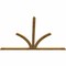 Ekena Millwork Richland Rough Sawn Timber Gable Bracket, Western Red Cedar, 108"W x 72"H x 2"D x 4"F, 16/12 Pitch GBW108X72X0204RIC00RWR - alternate 3